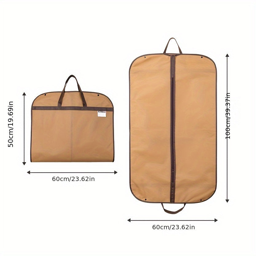 Bolsa de almacenamiento para trajes de tela no tejida para ropa, cubierta antipolvo, organizador de prendas portátil