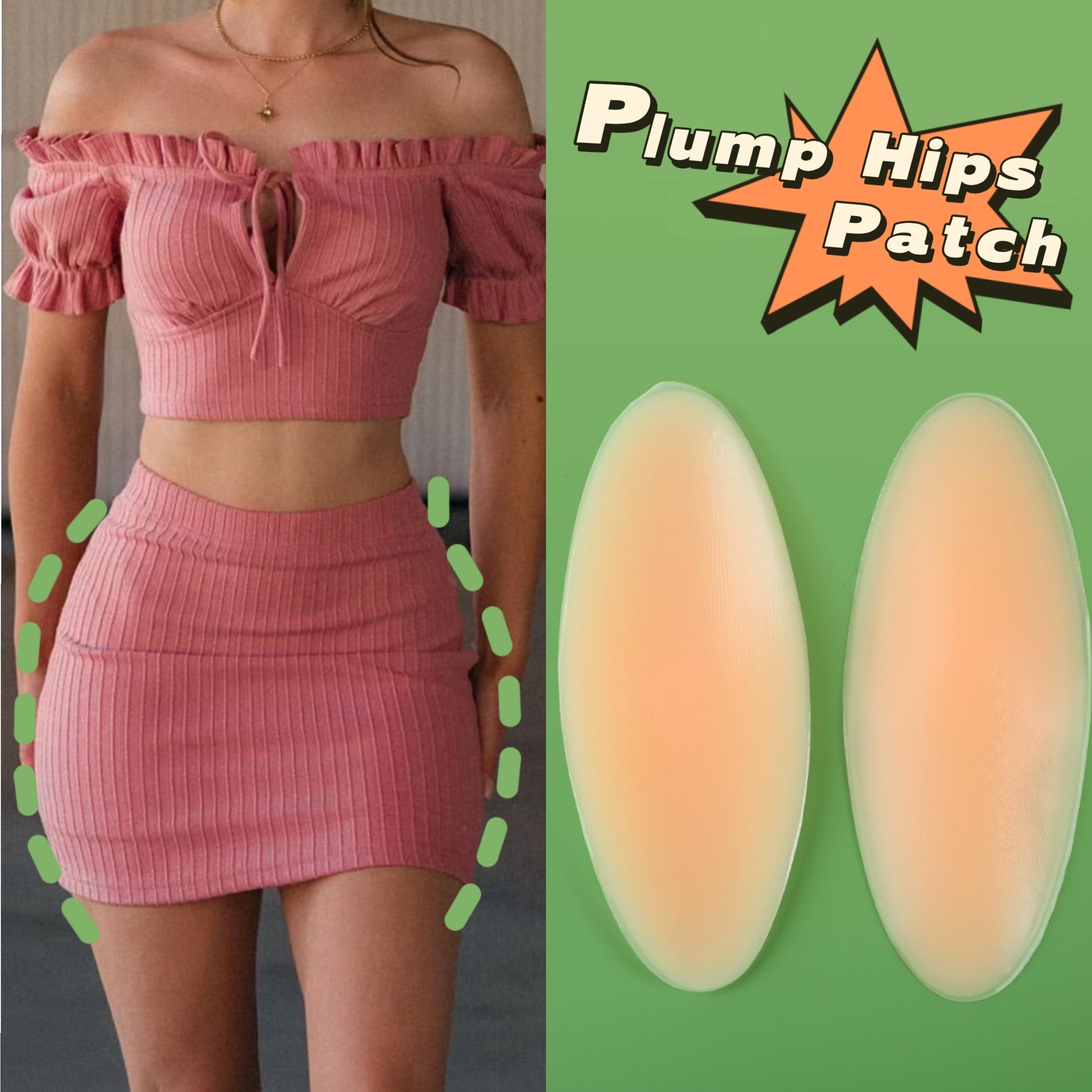 Ayollar uchun ichki kiyim va ichki kiyimlar uchun qayta ishlatiladigan silikon kalta yostiqlar, to'liq kalta ko'rinishini beradi.