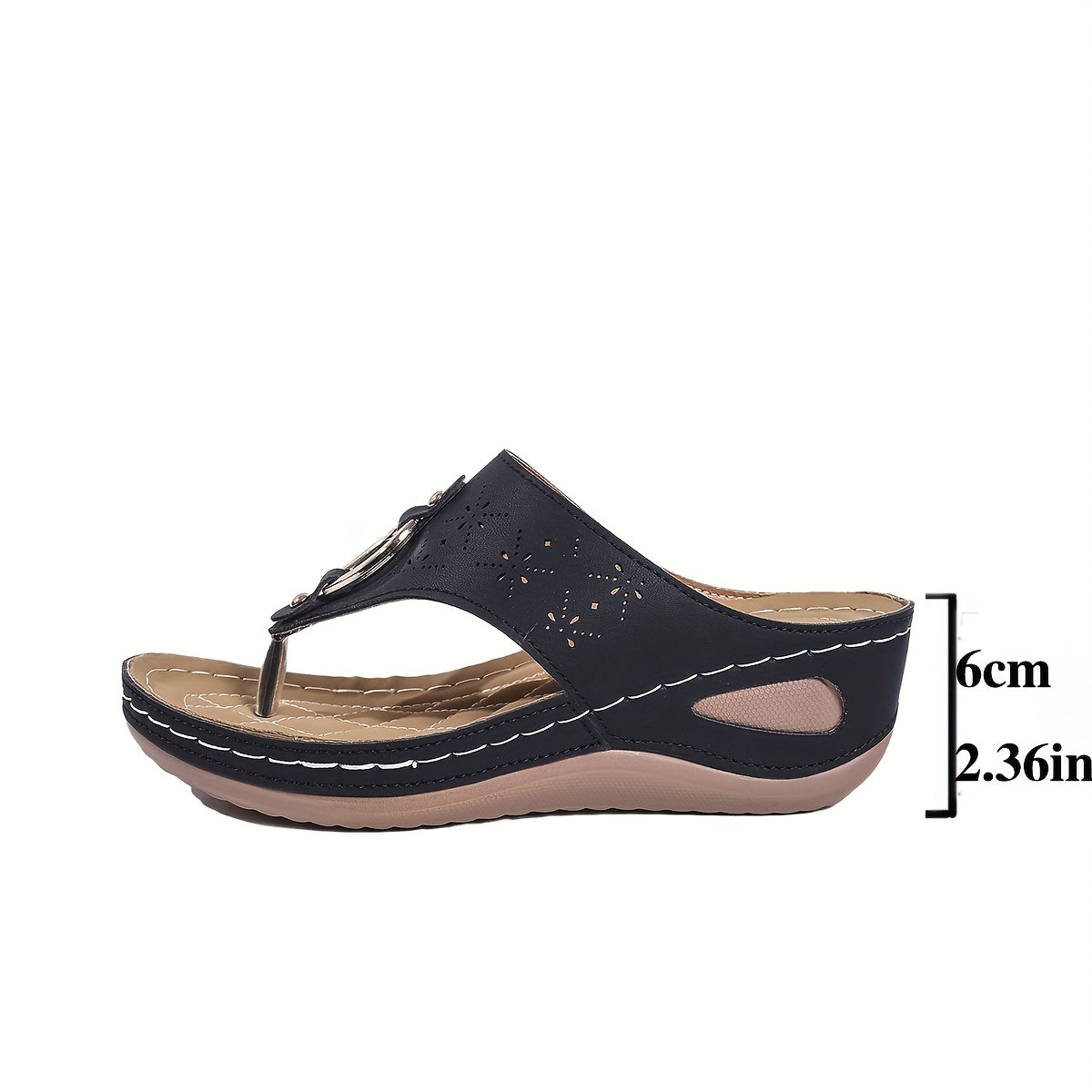 Women's Open-Toe Slide Sandals Synthetic Strappy Beach Shoes Summer Comfortable