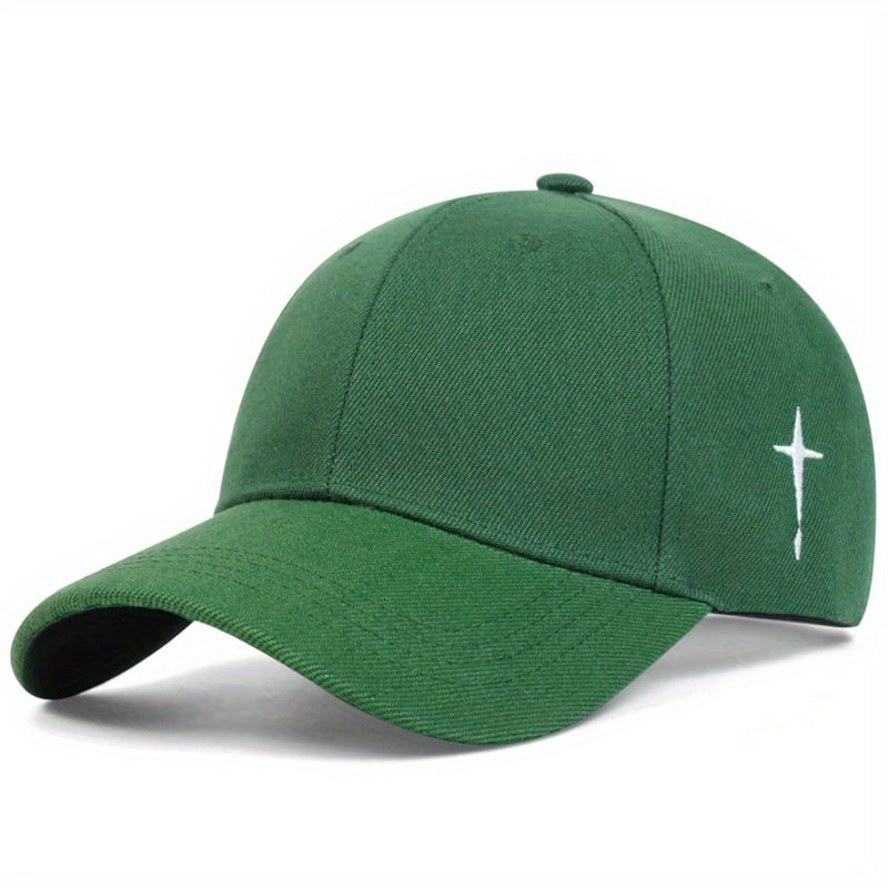 Men's Adjustable Cross Baseball Cap for Spring Summer Fall Gifts