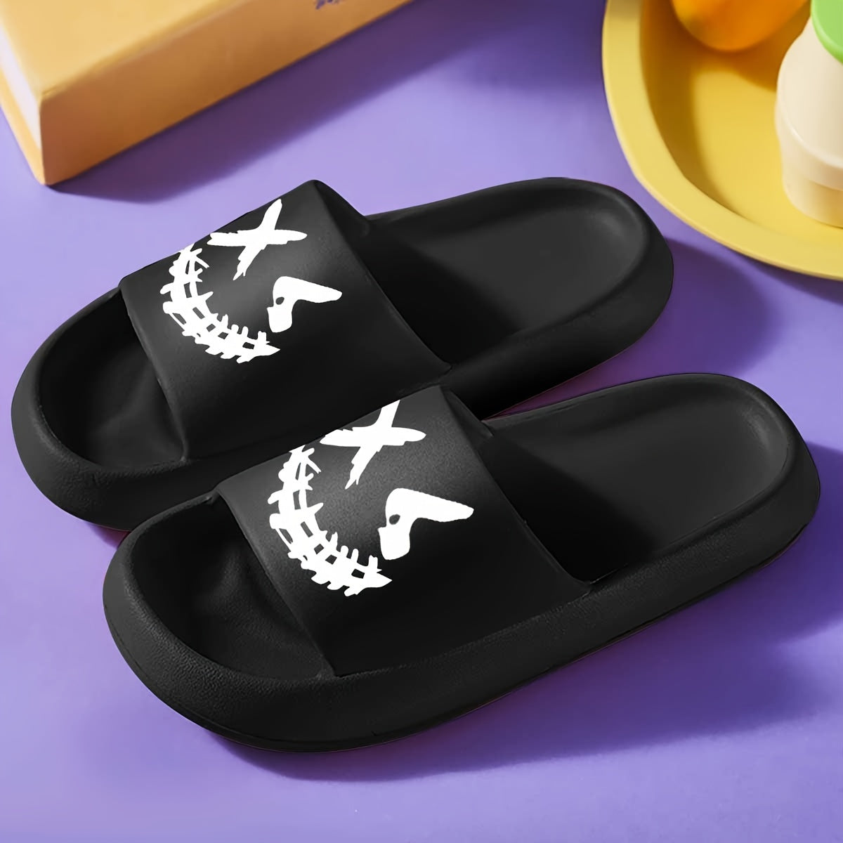 Open-Toe Boys Slippers All-Season Lightweight EVA Casual Indoor Outdoor