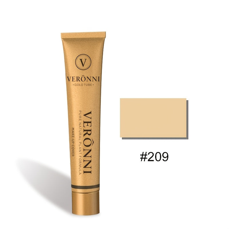 Uzun muddatli suyuq yashiruvchi krema, to'liq qamrov, akne va jarohatlarni yashirish uchun