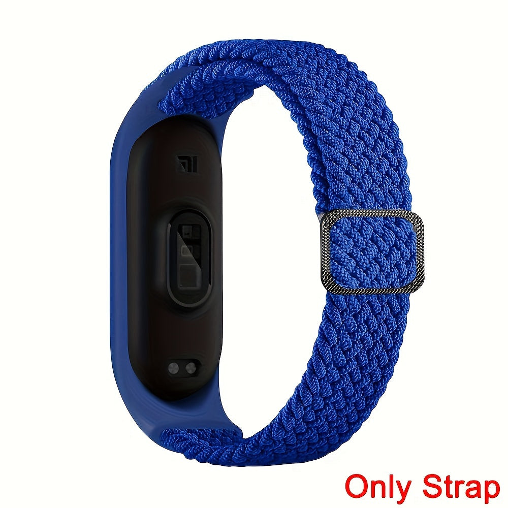 Nylon Elastic Wristband for Xiaomi Smartwatch Compatible with Mi Band 3 4 5 6 7 8 9