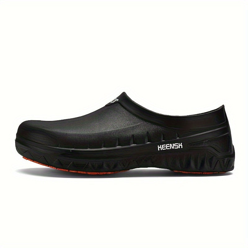 Women's Slip-On Work Shoes Non-Slip EVA Rubber Sole Black Kitchen Healthcare