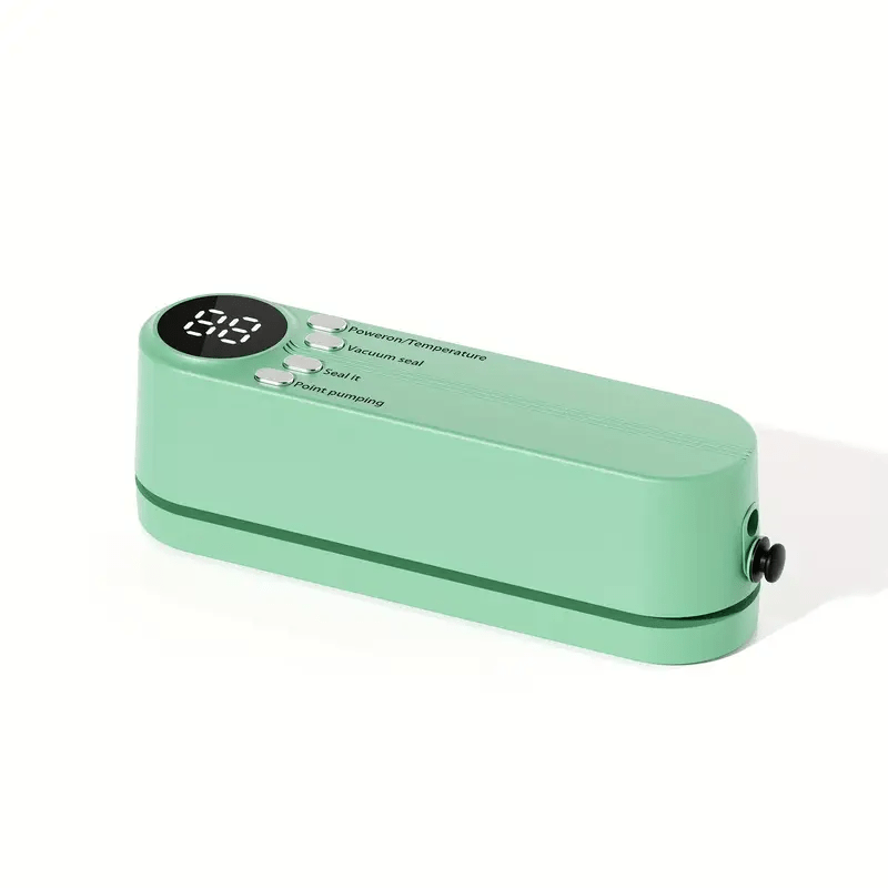 Mini sellador al vacío USB con luz indicadora LED para 7 usos