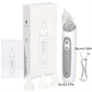 Electric Nasal Aspirator USB Rechargeable with Adjustable Suction and Music Feature