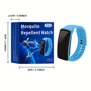 Unisex Silicone Mosquito Repellent Bracelet Outdoor Bug Protector Blue