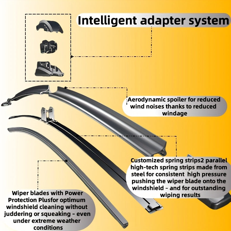Front Wiper Blades for Tesla Model 3 Y S Windshield Replacement Accessories