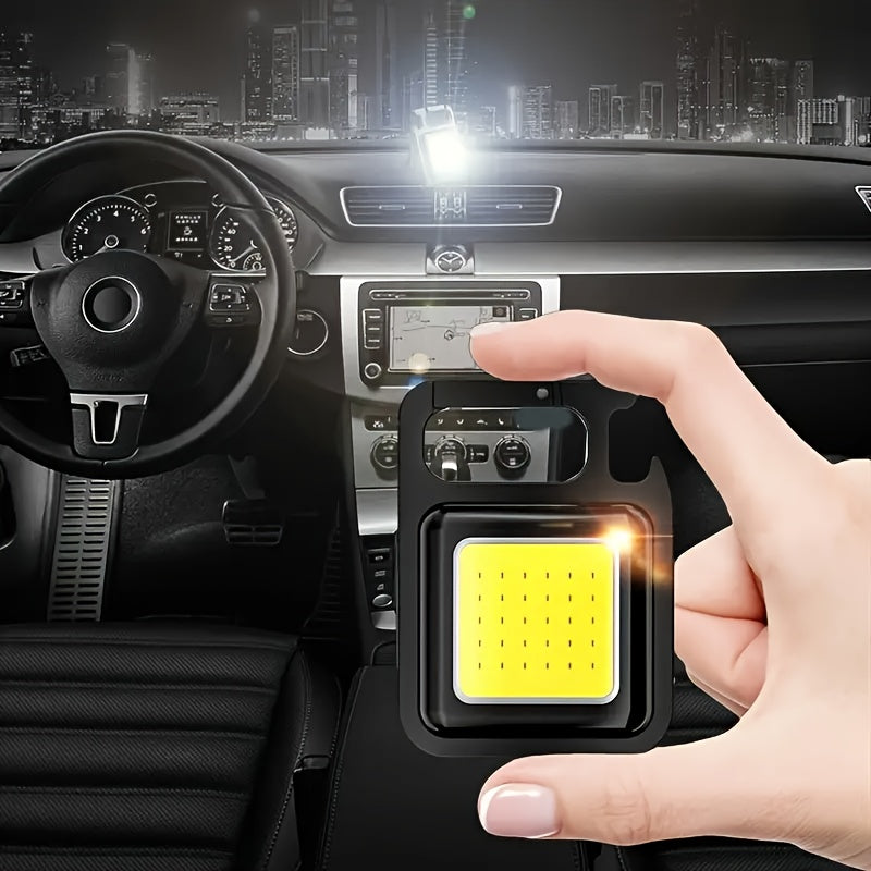 Luz LED de bolsillo para coche, interior, recargable, luz de trabajo portátil