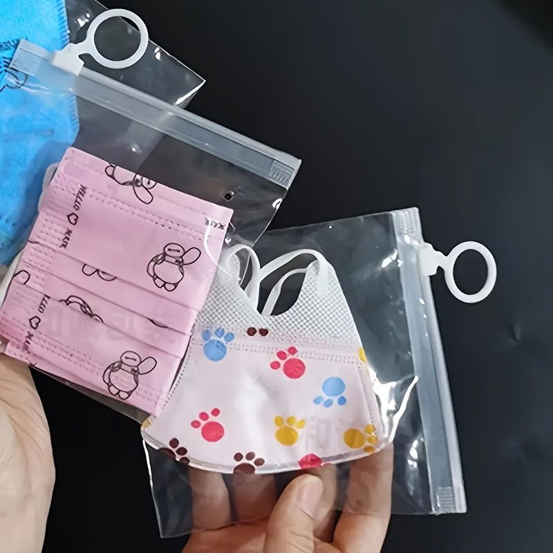 20 прозрачных мешков-застежек-молний для хранения, водонепроницаемых, дышащих, для путешествий, органайзер