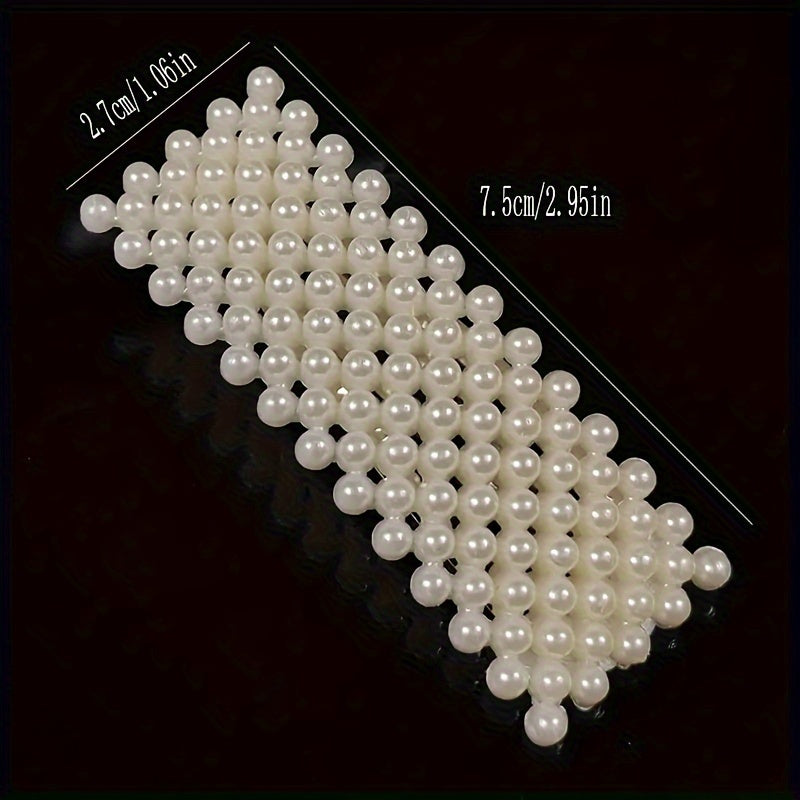 Набор из 12 или 24 заколок для волос с искусственными жемчужинами для женщин, элегантные белые аксессуары для волос
