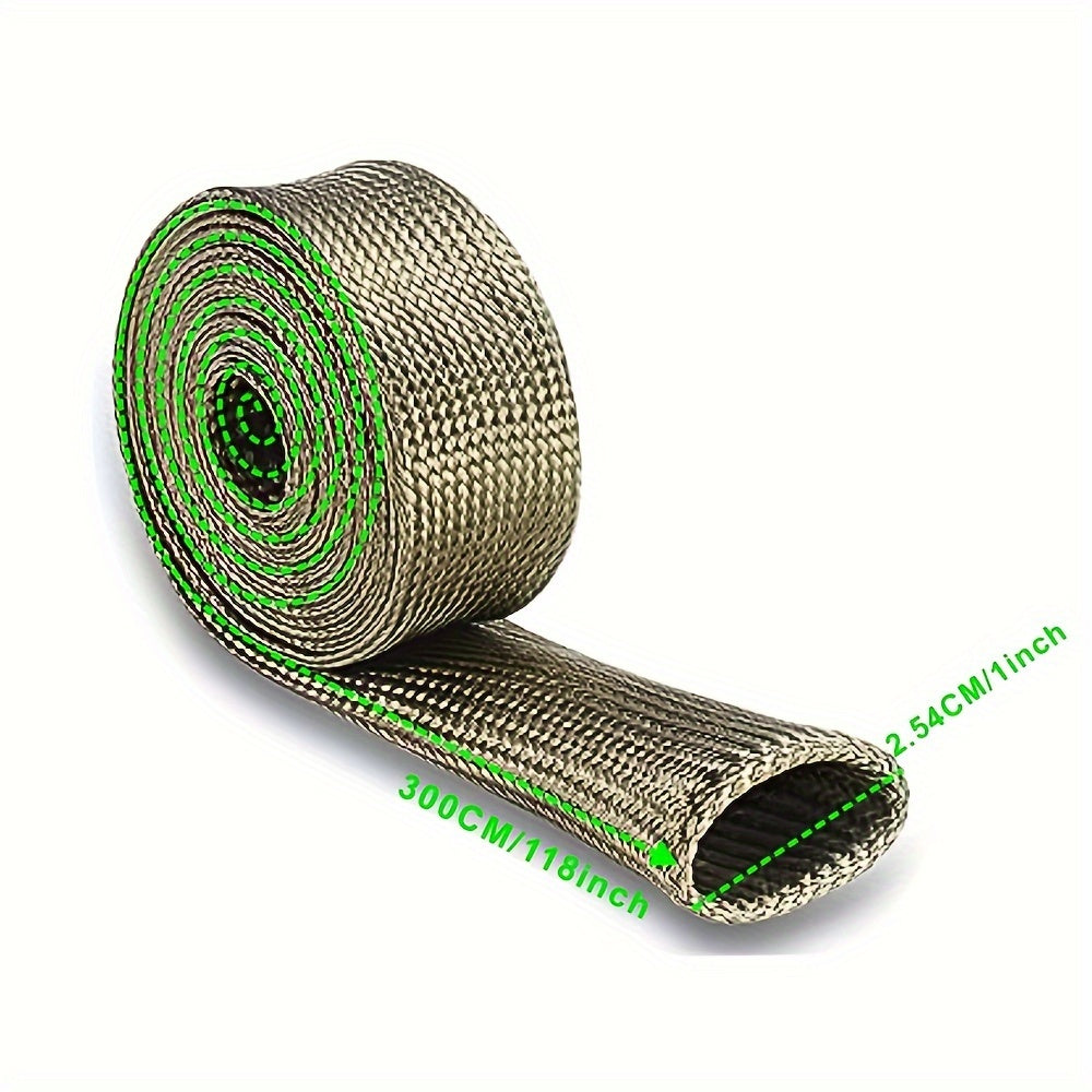 Fuel Line Heat Shield Sleeve Wire Cover Spark Plug Wire Exhaust Protector