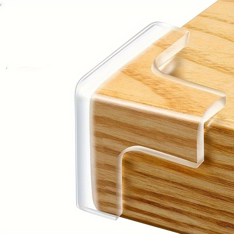 Clear Transparent Silicone Corner Protectors for Furniture Edges 4-16pcs