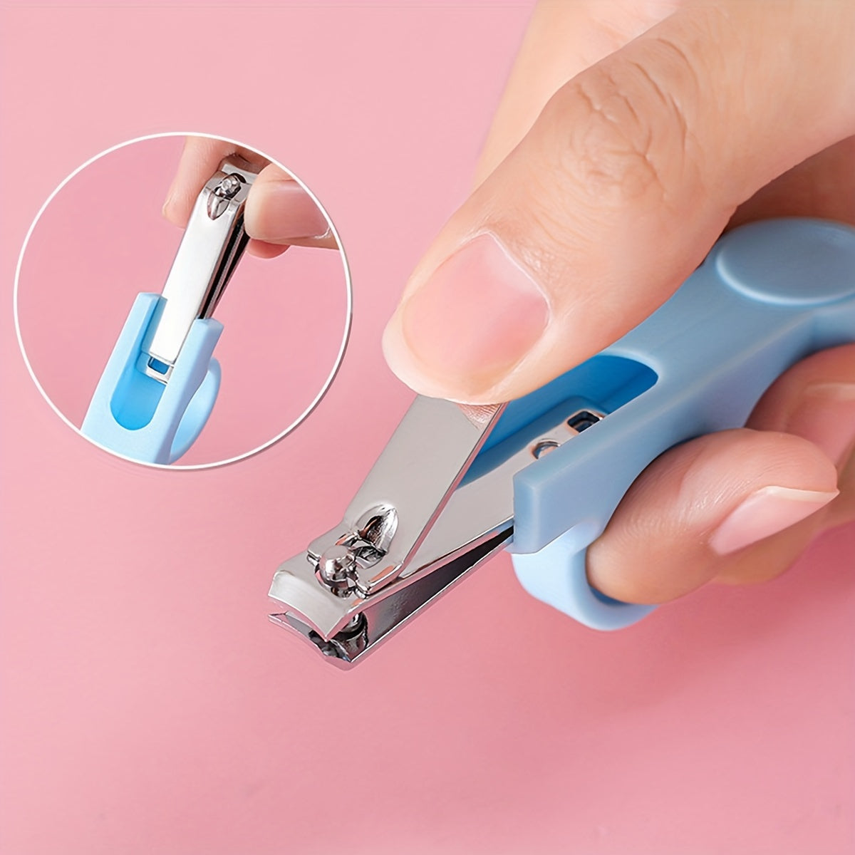 Newborn Baby Care Kit 6 Pieces Nail Hair Grooming Set with Brush Comb Manicure