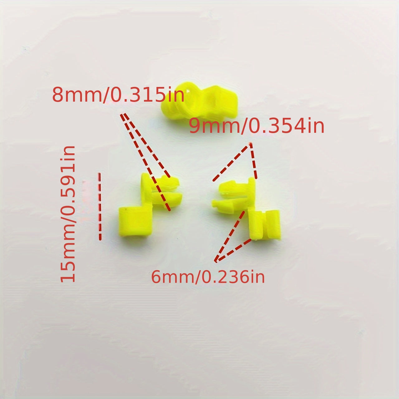 20pcs Door Handle Fastener Clips PP Material Automotive Snap for Interior Trim