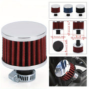 Universal 12mm Car Air Filter Motorcycle Cold Air Intake High Flow