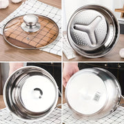 Stainless Steel Multi-Level Steamer Basket for Kitchen Cooking