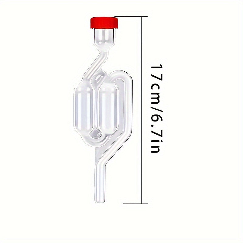 1 to'plam ikki havo qulflari pivo va vino fermentatsiyasi uchun.