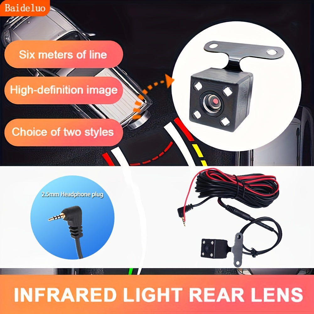 Car Reversing Camera HD Night Vision LED Rearview Backup Lens for Cars