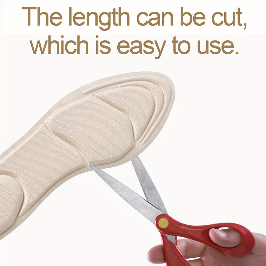 Women's 2-in-1 Breathable Memory Foam Insoles for High Heels and Boots