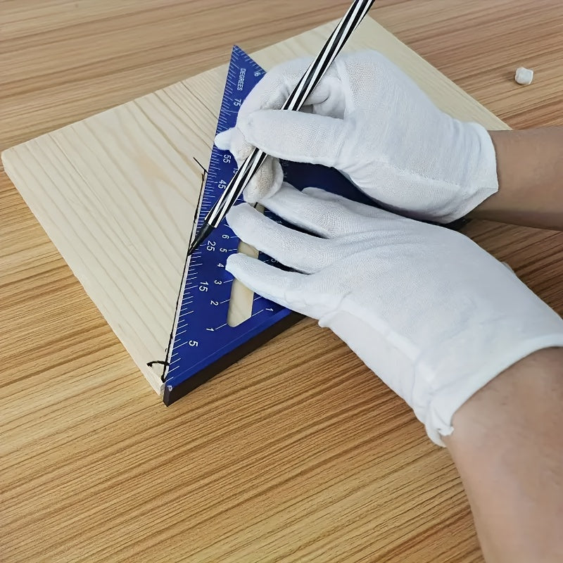 7-дюймовый алюминиевый деревообрабатывающий угольник с цифровым дисплеем, точность 0,1 мм, измерительный инструмент