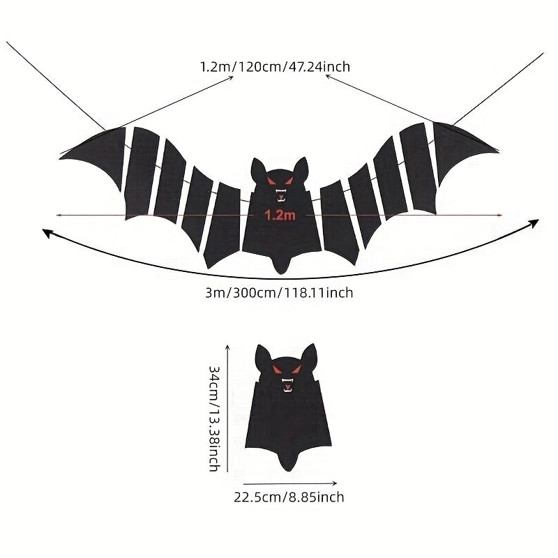 Halloween Felt Banner Decorations Set with Bat Pumpkin Skull Spider for Party