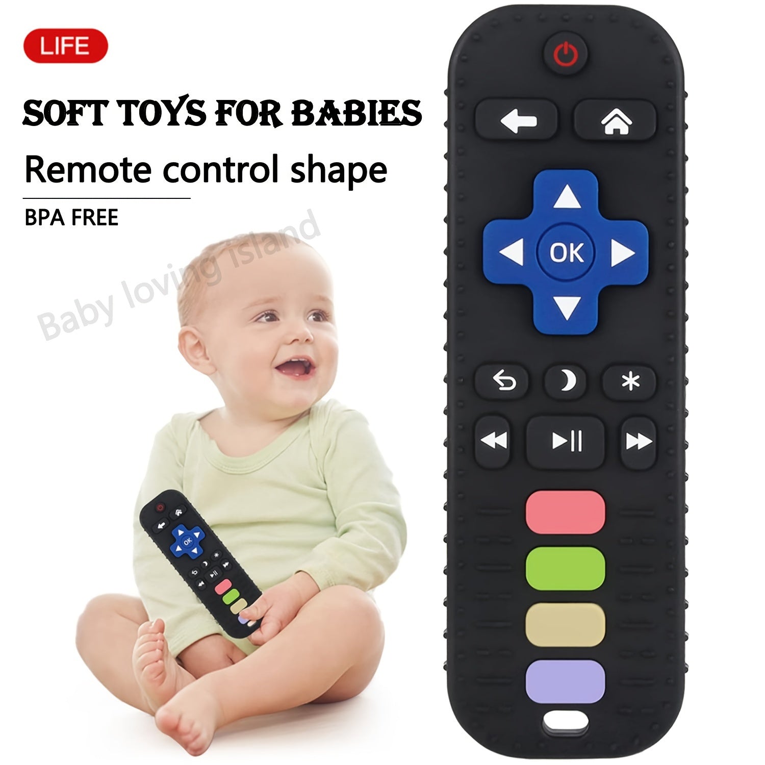 Kichkina Silikon O'yinchoqlar Bolalar Uchun 3 6 12 Oylik Yumshoq Multfilm Xavfsiz BPA-Yoqilgan