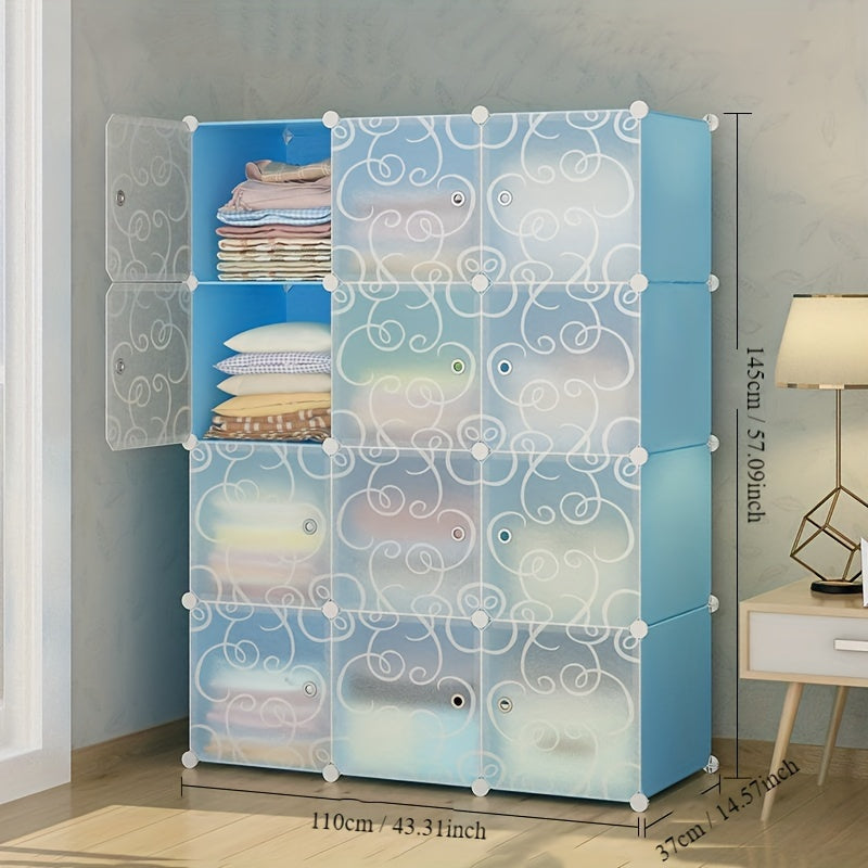 Organizador de armario apilable y expandible para almacenamiento en armario de dormitorio