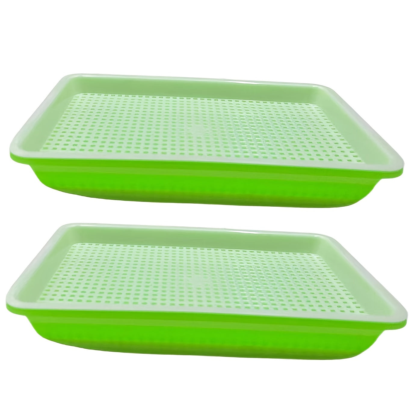 Seed Germination Tray Large Capacity Micro-Green Seedling Kit Soilless for Beans Wheat Grass