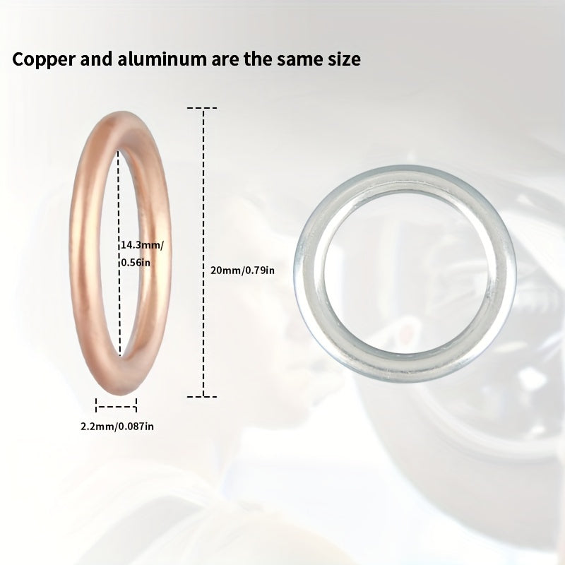 Crushing Washer M14 for Engine Oil Pan Screw Repair Auto Parts