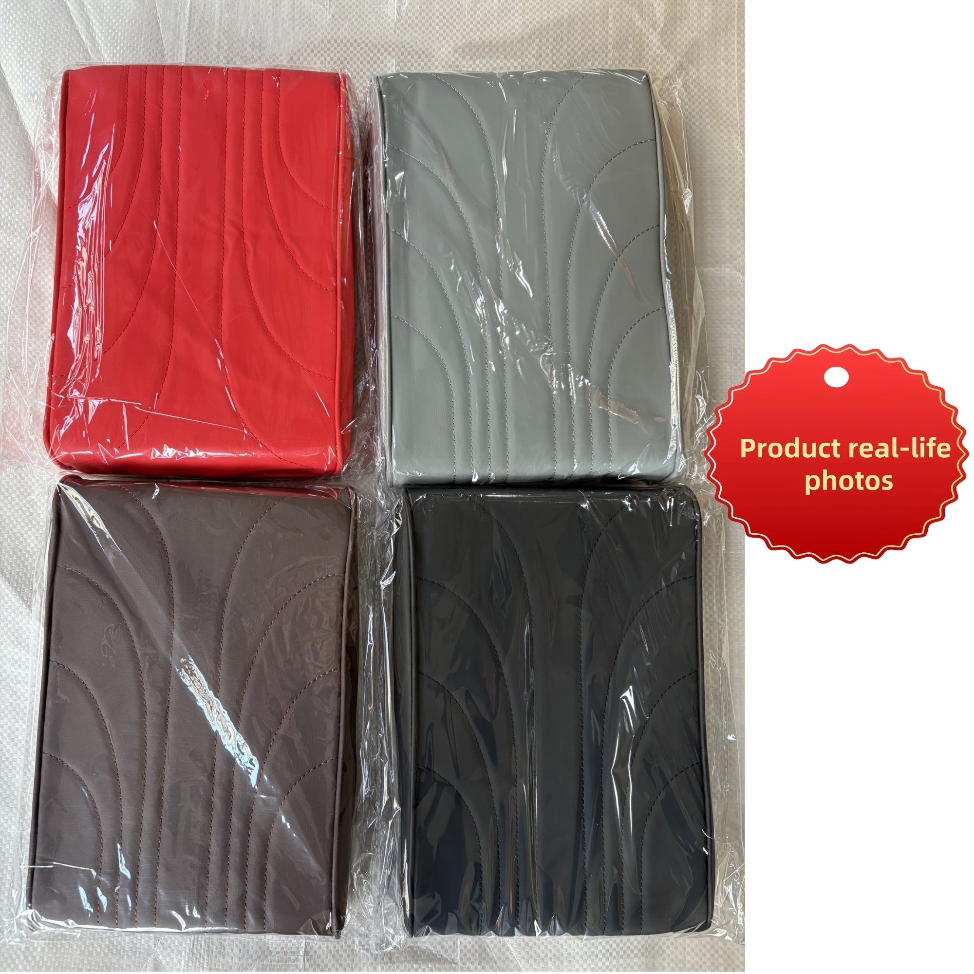 Avtomobil ichki qismi uchun xotira ko'li, qo'ltiq uchun qopqoq, PU charm, markaziy konsol uchun pad