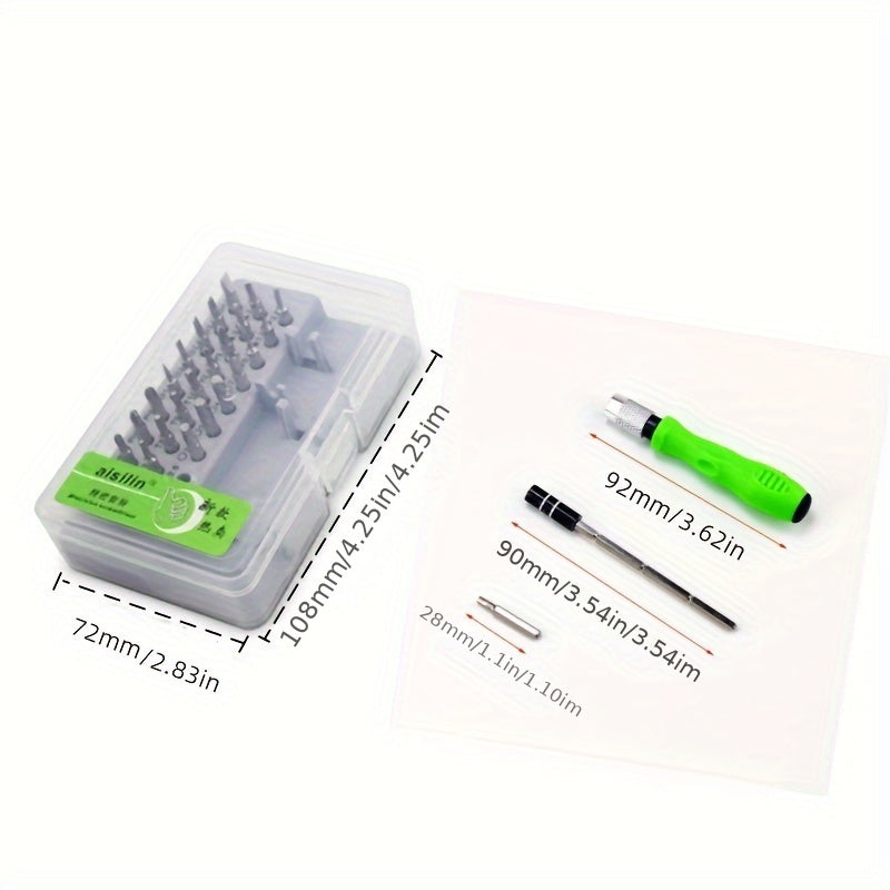 Mini Precision Screwdriver Set 32-in-1 Magnetic Repair Tool for Phones Tablets