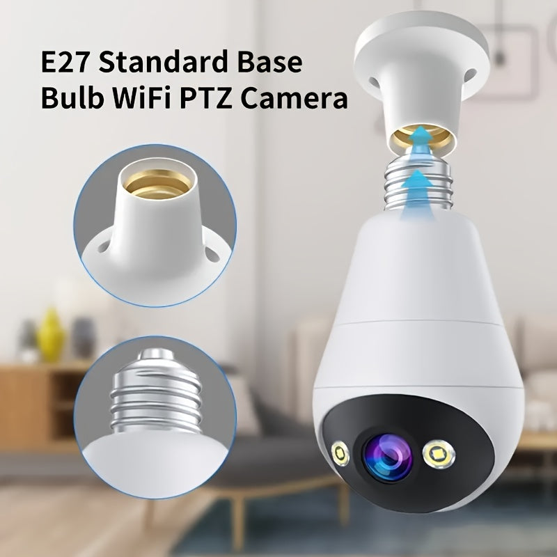 Indoor WiFi PTZ Security Camera 1296p HD Night Vision Two-Way Audio Motion Detection