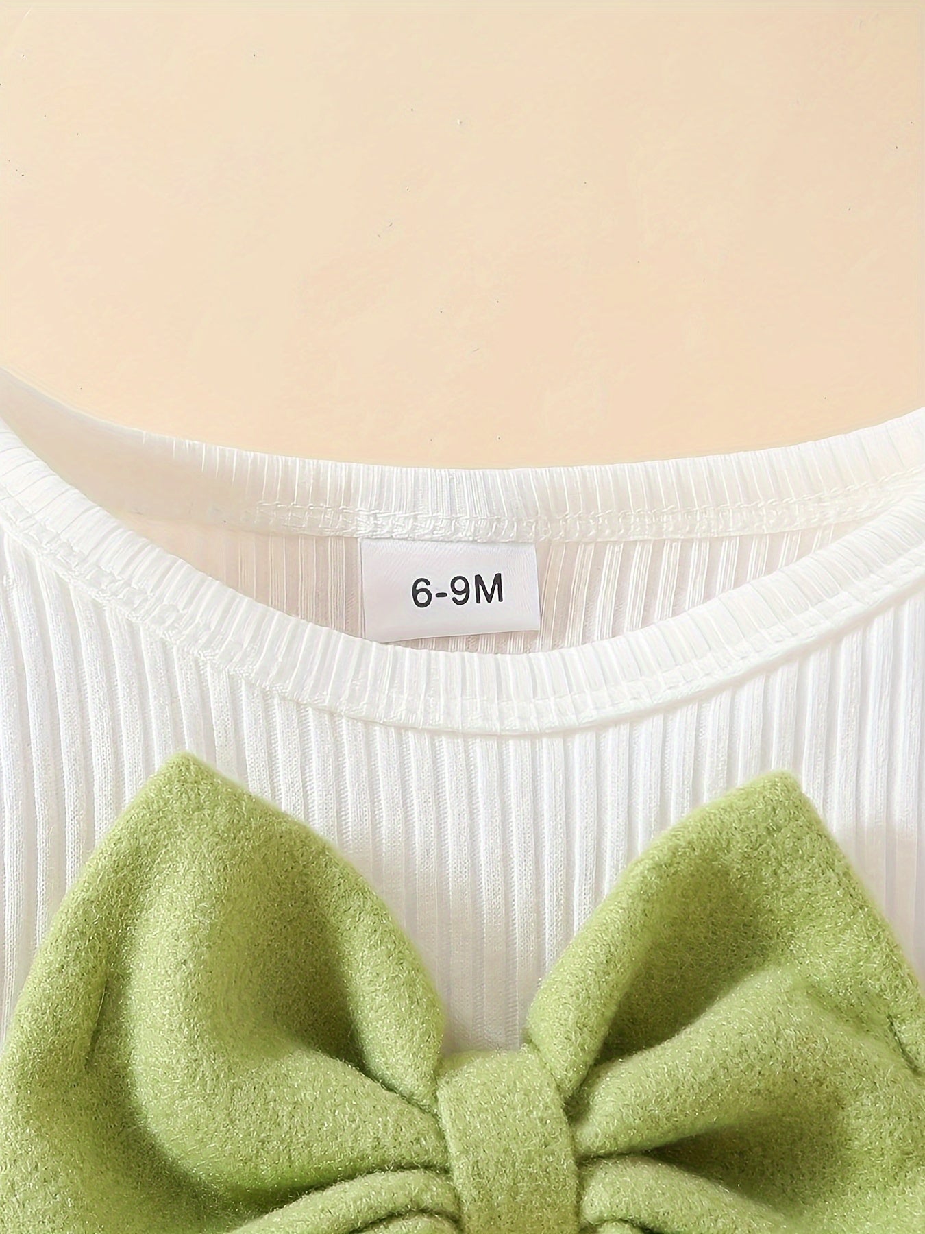 Baby Girls' Winter Fall Knitted Bowknot Top Beret Skirt Set for Toddler Infants