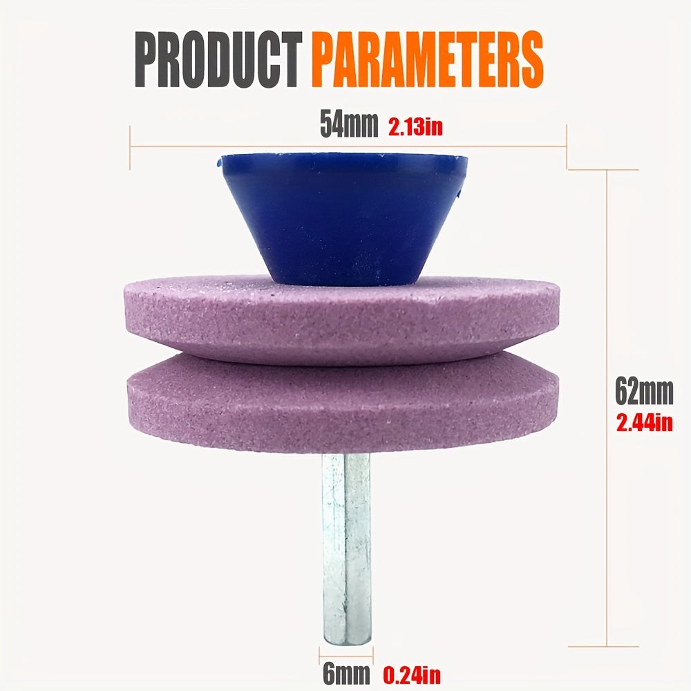 Electric Whetstone Knife Sharpener 2-in-1 Wear-Resistant Grinding Head