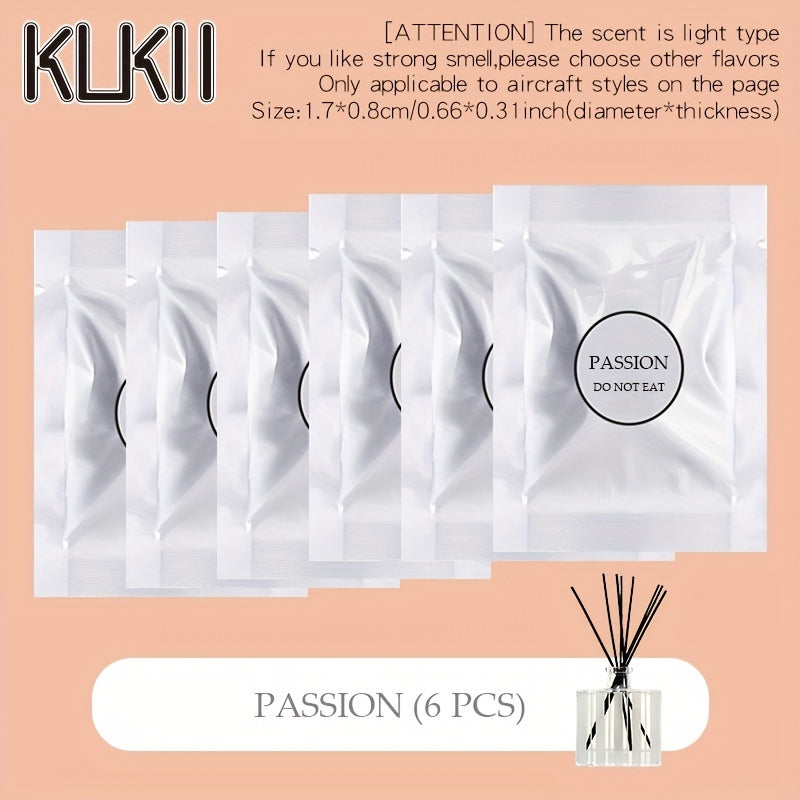 Car Air Freshener Scented Tablets Pack of 6 or 15 for Cars and SUVs