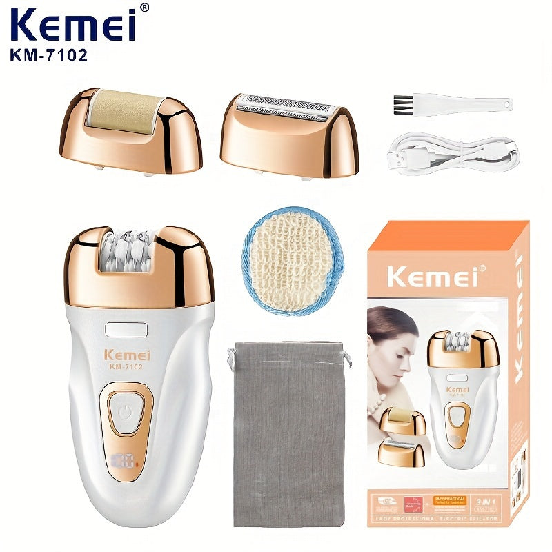 Electric Hair Removal Device Rechargeable Lithium Battery USB Charging for Women