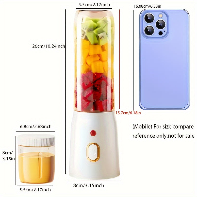 Electric Juicer Cup Set with USB Charging and Lithium Battery for Travel and Home Use