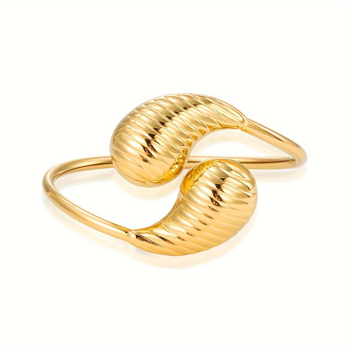 Zarif Bo'sh Dizaynli Paslanmaydigan Po'lat Suv Tomchisi Bilaguzuk - Partiyalar, Sayohatlar va Uchrashuvlar uchun Ideal.