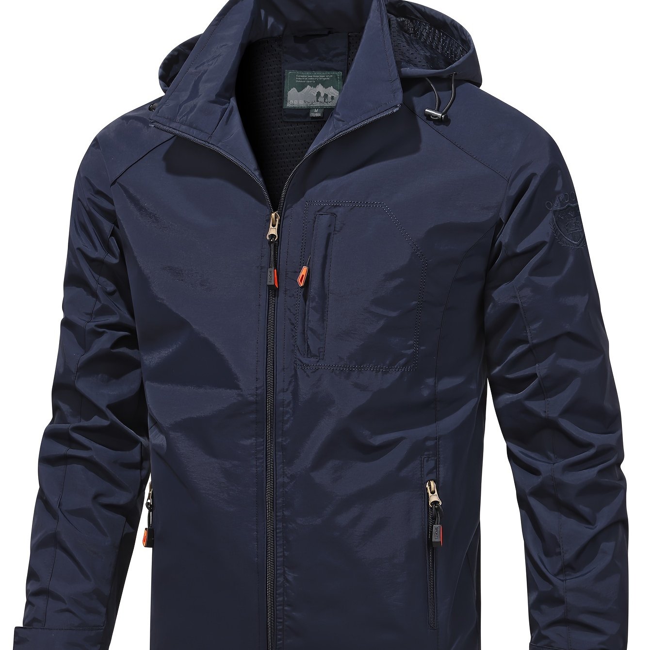 O'rnatuvchi yengil erkaklar uchun shamol to'suvchi, turli xil ko'ylaklar bilan