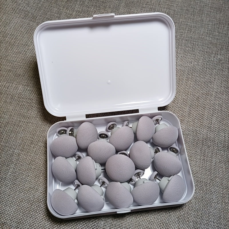 16 Pieces Mushroom Duvet Clips Grey Bedding Secure Hold Hand Wash Recommended