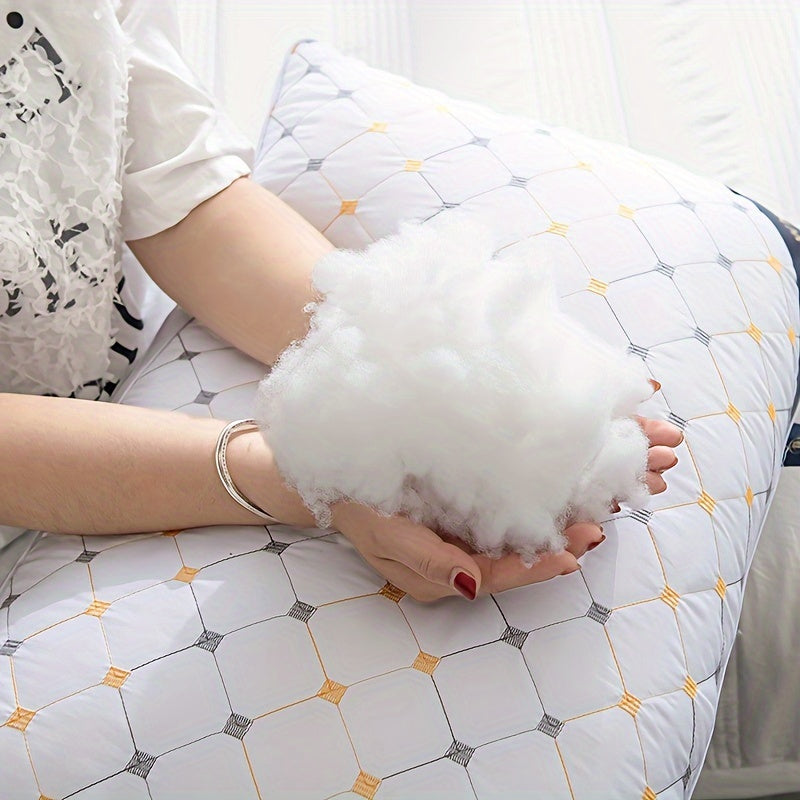 Soft Breathable Memory Foam Neck Pillow for Side and Back Sleepers