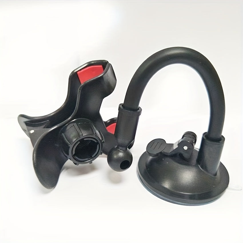 Soporte para teléfono de coche con cuello de ganso ajustable de 360° y ventosa
