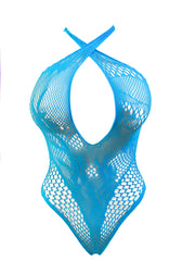 Women’s Lace Body Stocking for Music Festivals Open Crotch Hollow Out Beachwear