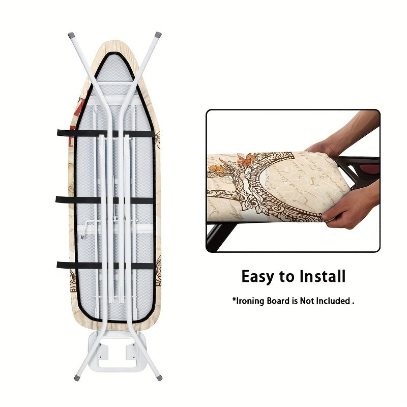 Funda para tabla de planchar con estampado de la elegante Torre Eiffel, 38x137 cm, con acolchado resistente a las manchas