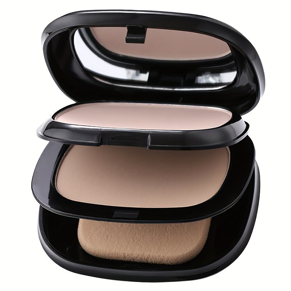 Ivory White Dual-Use Pressed Powder Concealer for Flawless Contouring