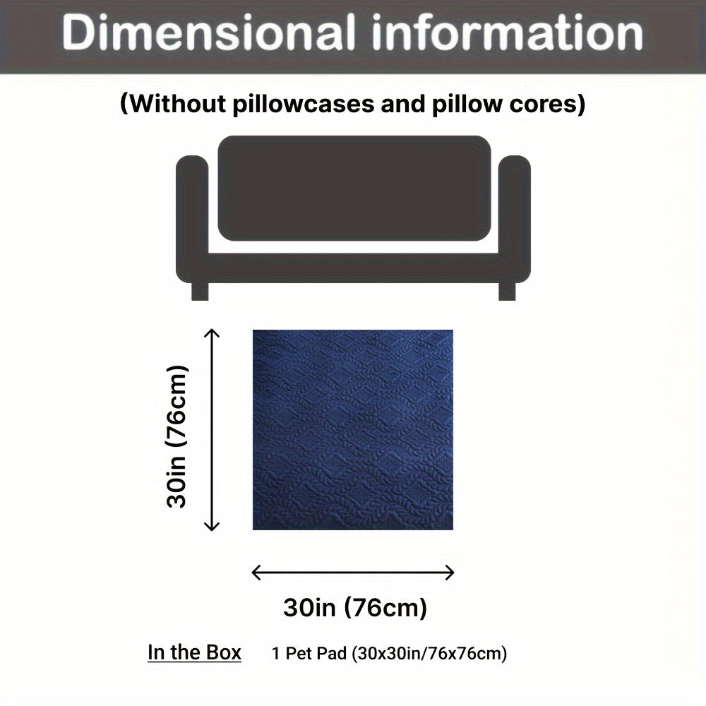 Waterproof Pet Bed Cover for Dogs and Cats in Red Dark Blue Black Sofa Protector Mat