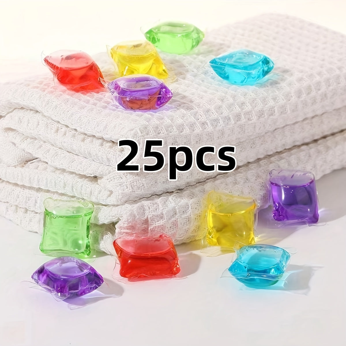 Pelotas de lavado 25/50/80/120 con fragancia duradera, detergente para ropa de PET de alta eficiencia y sin cloro