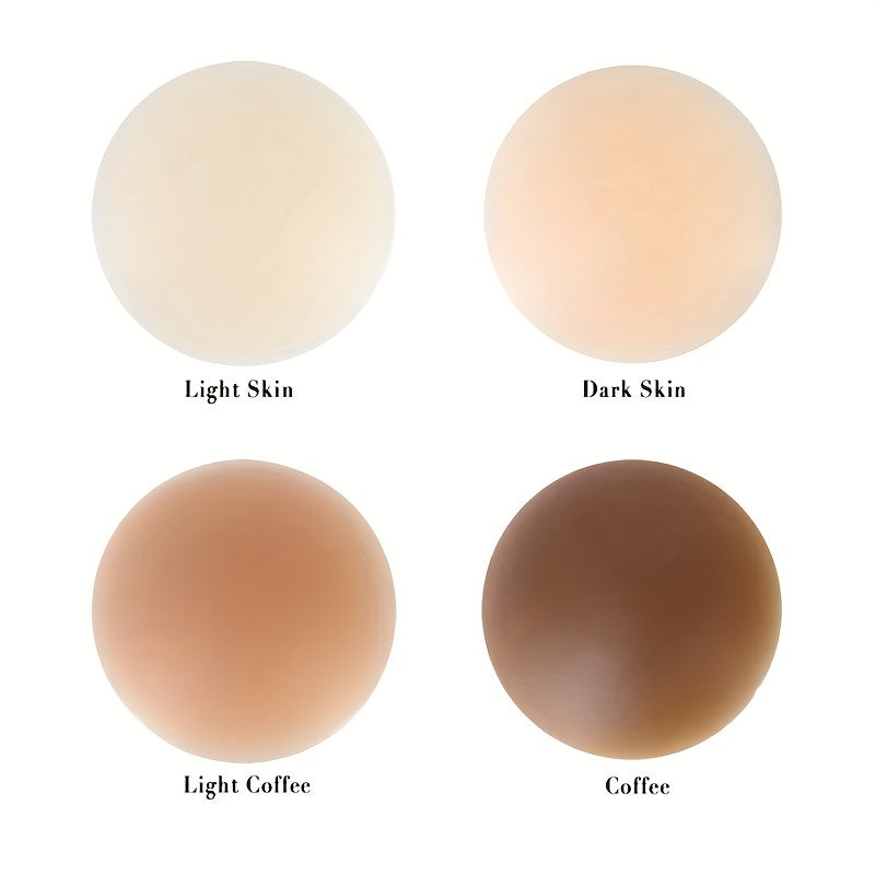 Silicone Nipple Covers for Women Wireless Bra Accessories Semi-Sheer