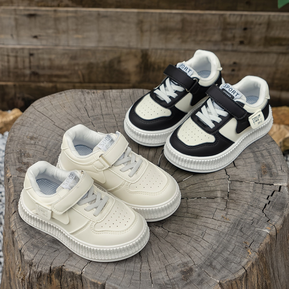 Мальчики и Девочки Весна Осень Повседневные кроссовки Дышащая ткань Низкий топ Детские уличные туфли